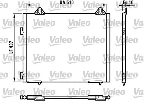 VALEO 817067 Condenser, air conditioning