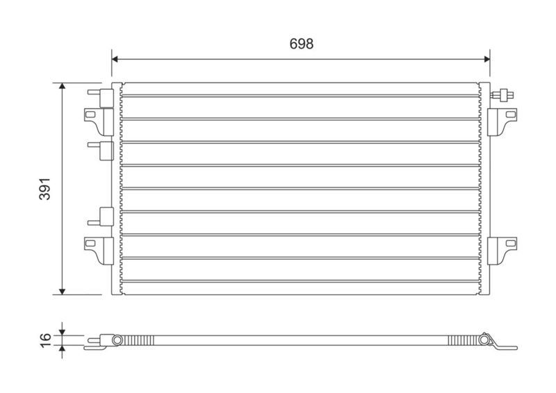 VALEO 817568 Condenser, air conditioning