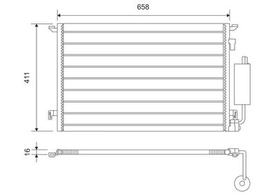 Condenser, air conditioning VALEO 817648