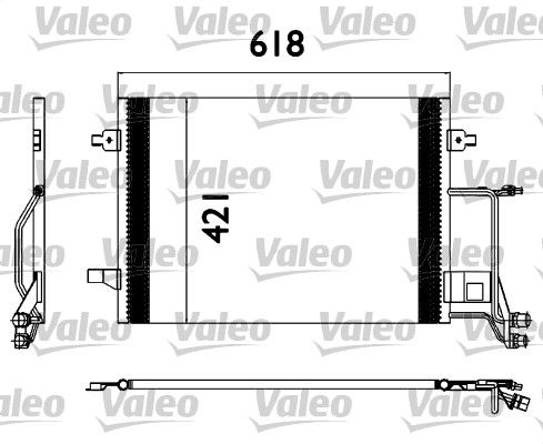 VALEO 817666 Condenser, air conditioning