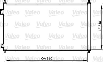 Condenser, air conditioning VALEO 817780