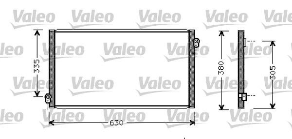 VALEO 817783 Condenser, air conditioning