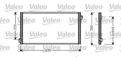 Condenser, air conditioning VALEO 817783