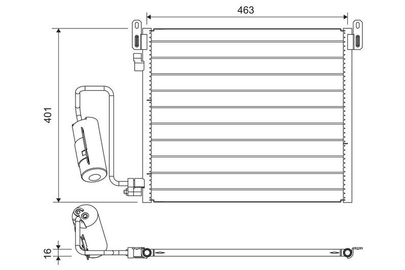 VALEO 817853 Condenser, air conditioning