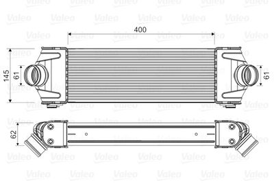 Charge Air Cooler VALEO 818550