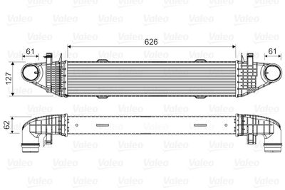 Charge Air Cooler VALEO 818679