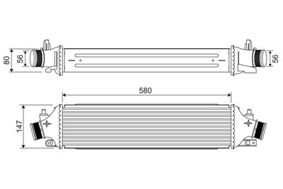 Charge Air Cooler VALEO 818700