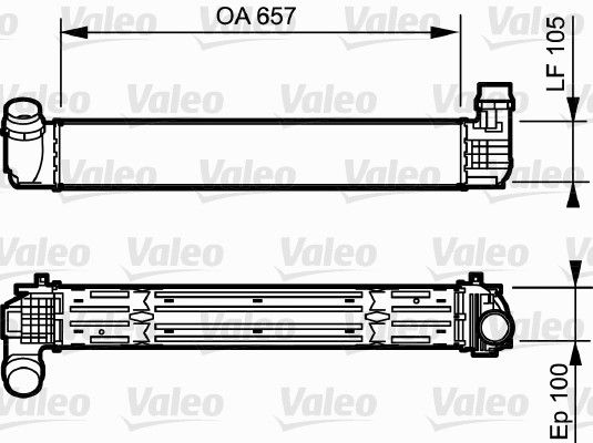 VALEO 818869 Charge Air Cooler