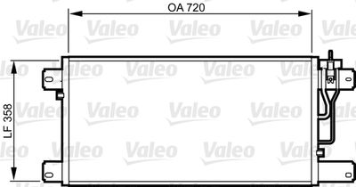 Condenser, air conditioning VALEO 818988