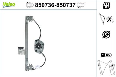Window Regulator VALEO 850736