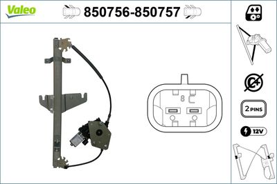 Window Regulator VALEO 850756