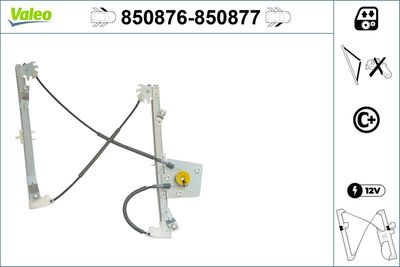 Window Regulator VALEO 850876