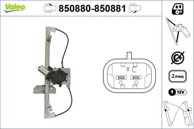 Window Regulator VALEO 850880