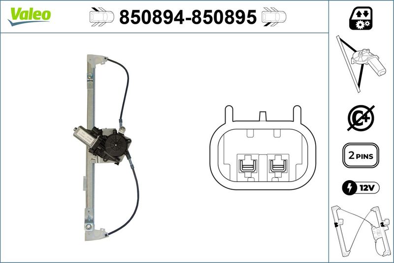 VALEO 850894 Window Regulator