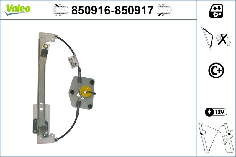 VALEO 850916 Window Regulator
