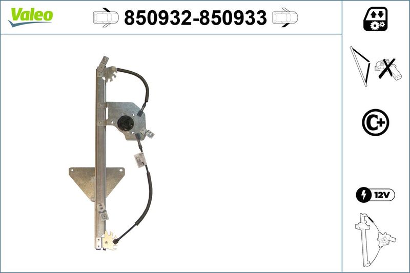 VALEO 850932 Window Regulator