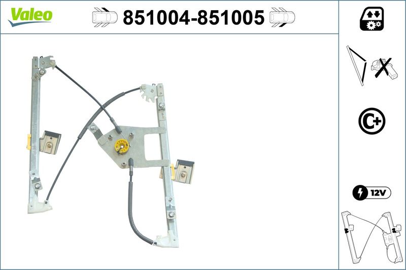 VALEO 851004 Window Regulator