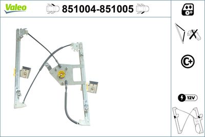 Window Regulator VALEO 851004