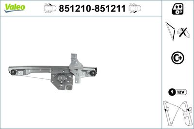 Window Regulator VALEO 851210