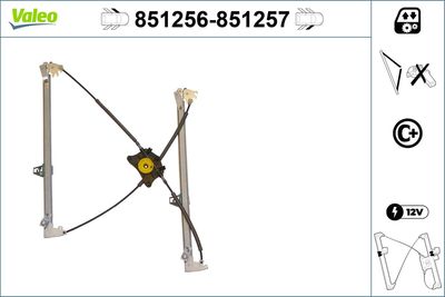 Window Regulator VALEO 851256