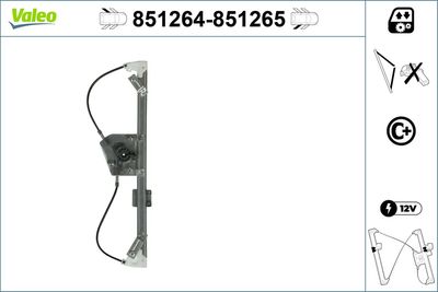 Window Regulator VALEO 851264