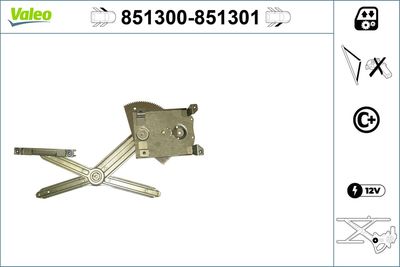 Window Regulator VALEO 851300