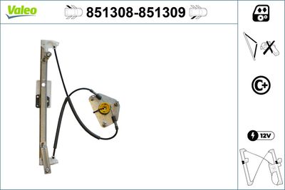 Window Regulator VALEO 851308