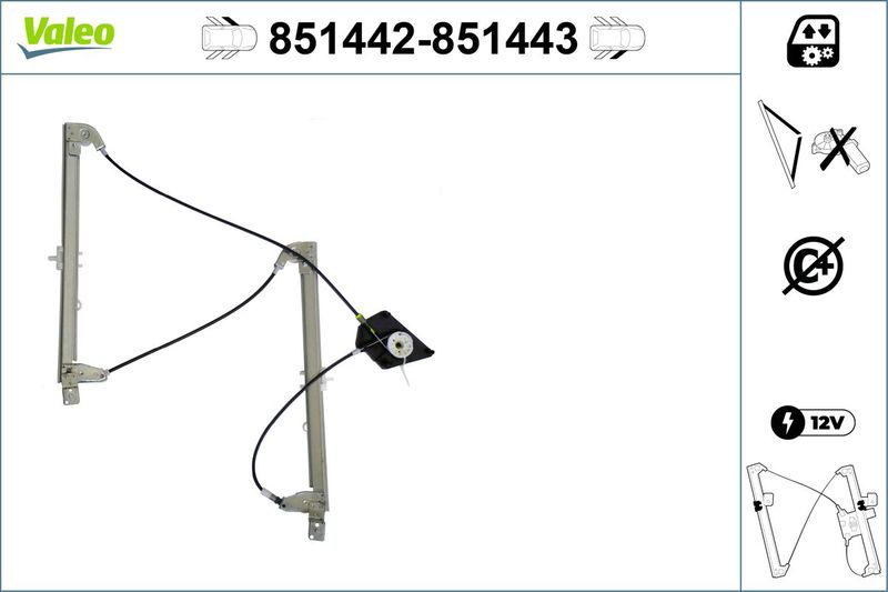 VALEO 851442 Window Regulator