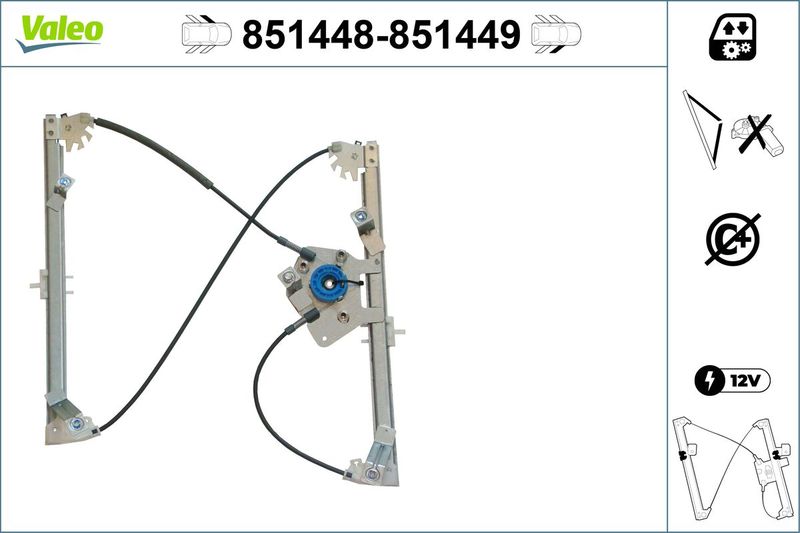 VALEO 851448 Window Regulator