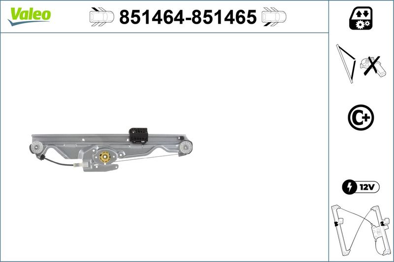 VALEO 851464 Window Regulator