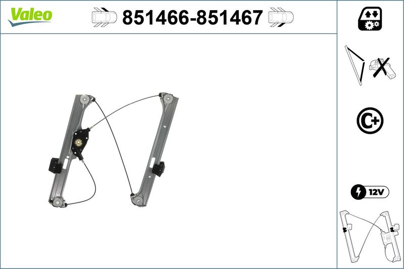 VALEO 851466 Window Regulator