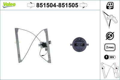 Window Regulator VALEO 851504