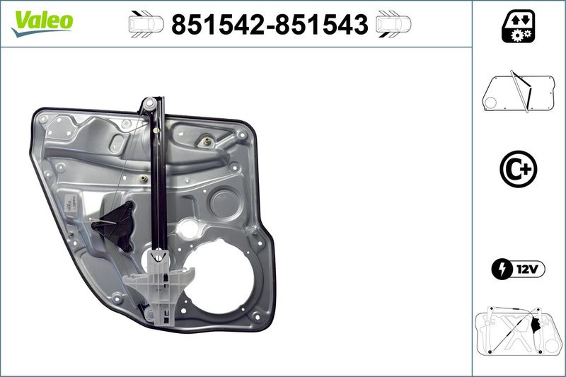 VALEO 851542 Window Regulator