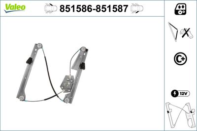 Window Regulator VALEO 851586