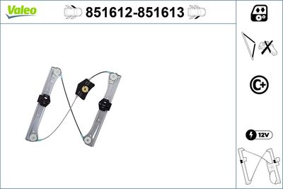 Window Regulator VALEO 851612
