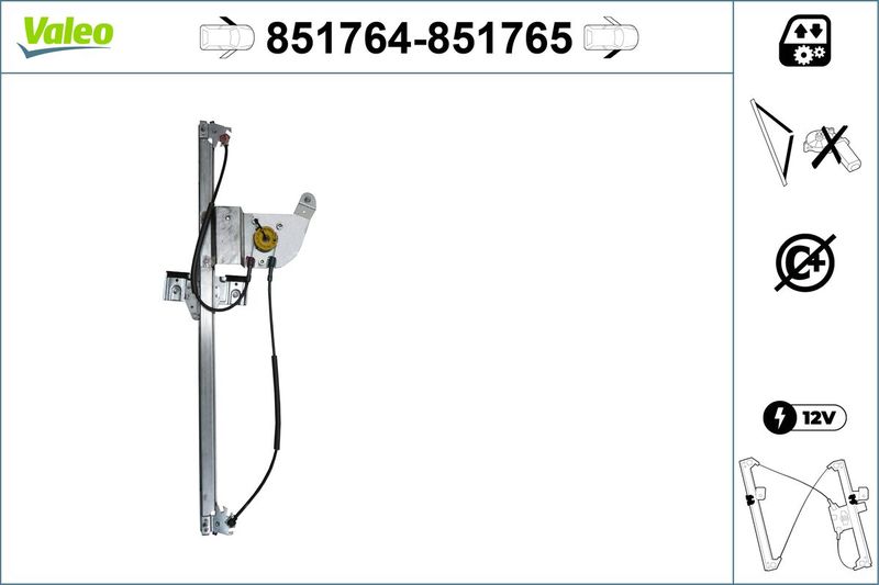 VALEO 851764 Window Regulator