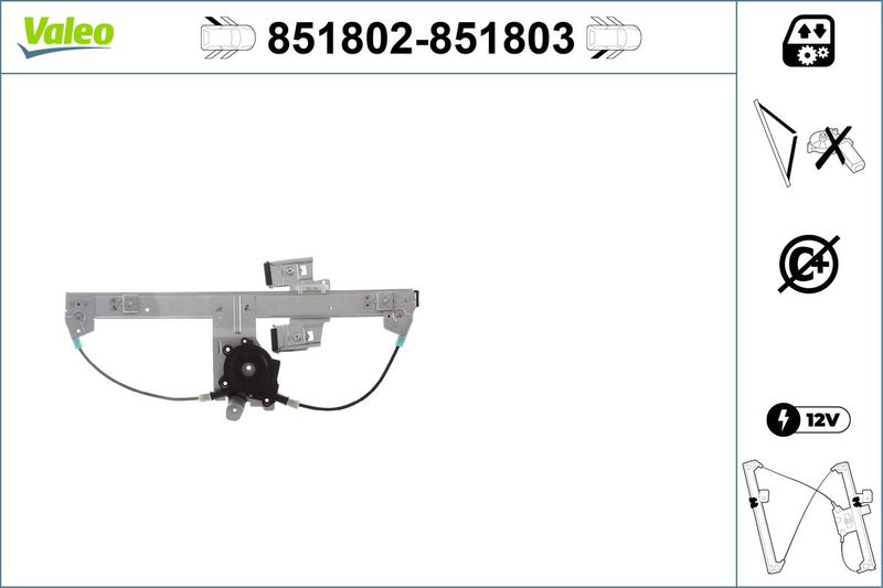 VALEO 851802 Window Regulator