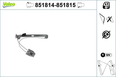Window Regulator VALEO 851814