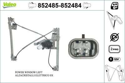 Window Regulator VALEO 852485