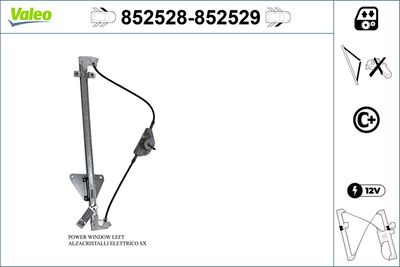 Window Regulator VALEO 852528