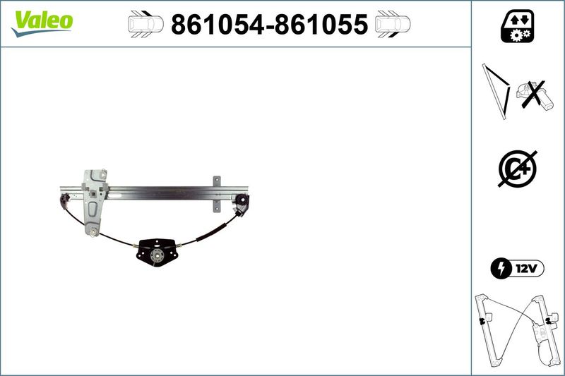 VALEO 861054 Window Regulator