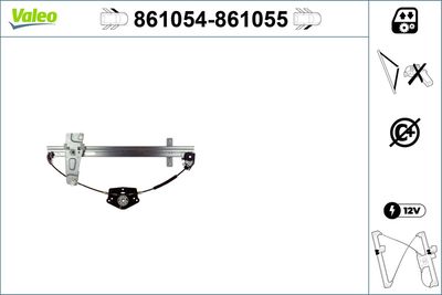 Window Regulator VALEO 861054