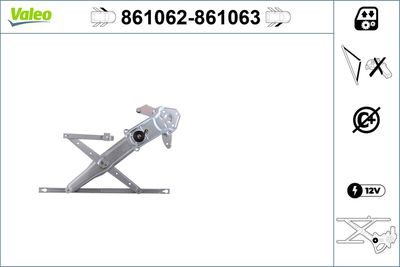 Window Regulator VALEO 861062
