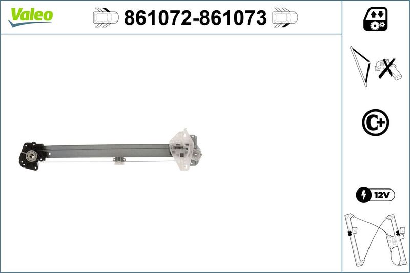 VALEO 861072 Window Regulator