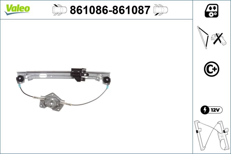 VALEO 861086 Window Regulator