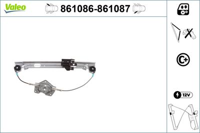 Window Regulator VALEO 861086