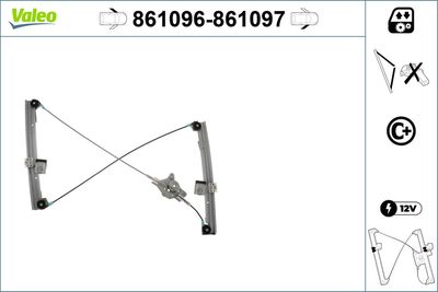 Window Regulator VALEO 861096