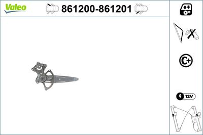 Window Regulator VALEO 861200