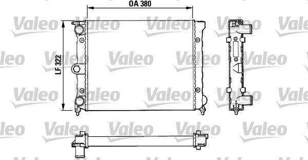 VALEO 883818 Radiator, engine cooling