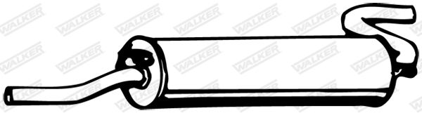 WALKER 05929 Rear Muffler